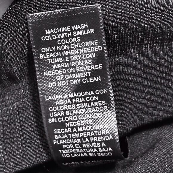 Chicos Travelers Slinky Pants Straight Leg Size 3 Regular Black XL Acetate - Picture 8 of 8